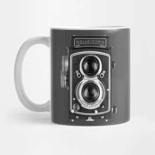 Vintage 1950s Twin Lens Camera - Closed Hood Mug